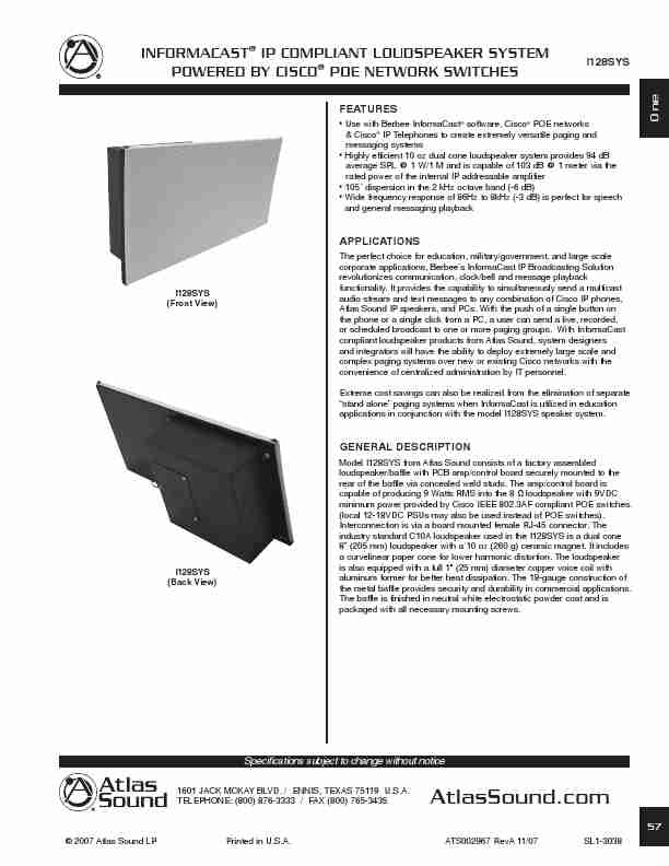 Atlas Sound Speaker I128SYS-page_pdf